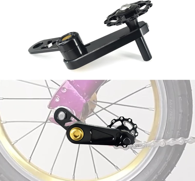 ZLiT Bike Single Speed Chain Tensioner,Aluminum Alloy Bike Chain Tensioner for Bicycle Chain Tensioner Tool - Image 2